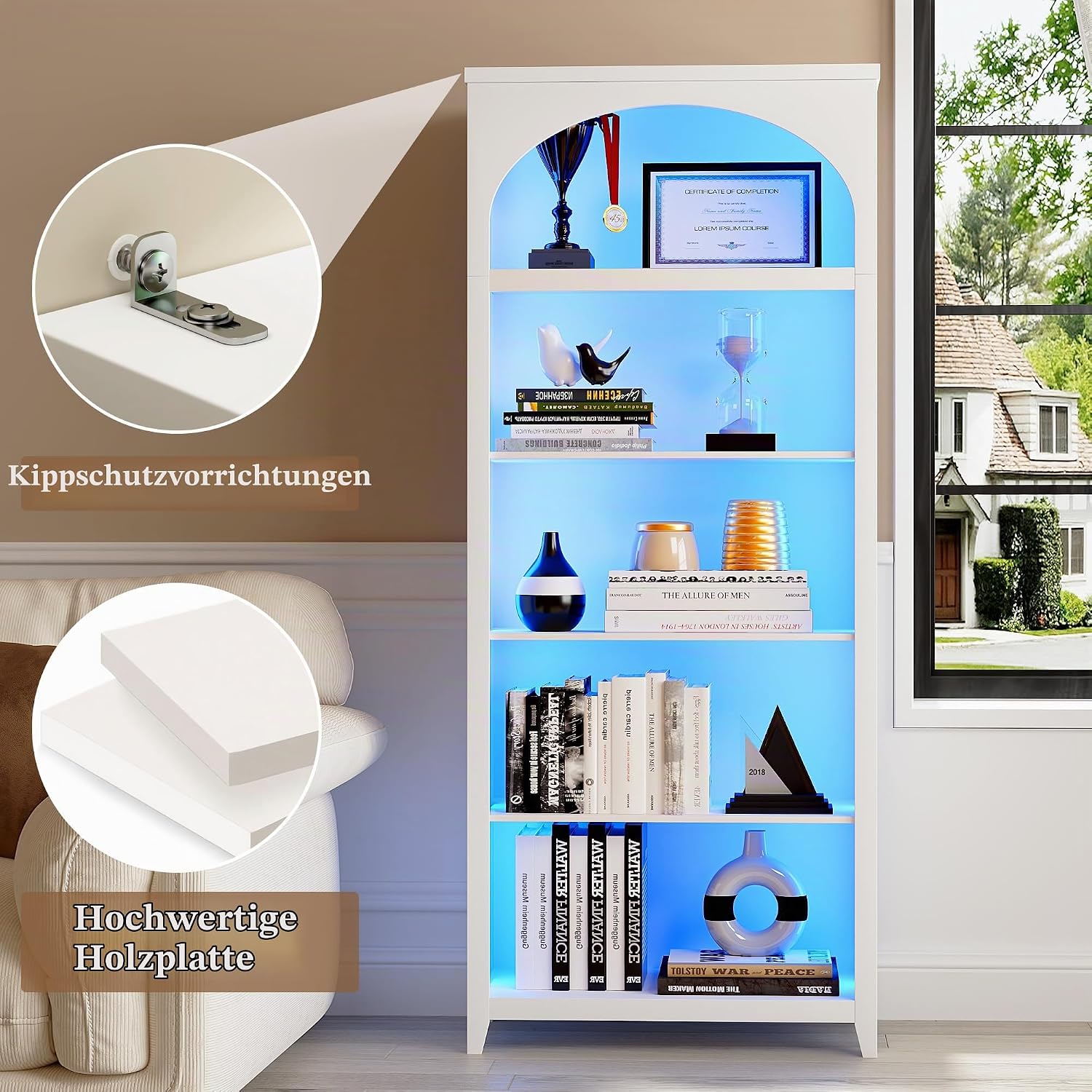 FREDEES Sideboard als Ladestation im Eingangsbereich für Handy und Schlüssel