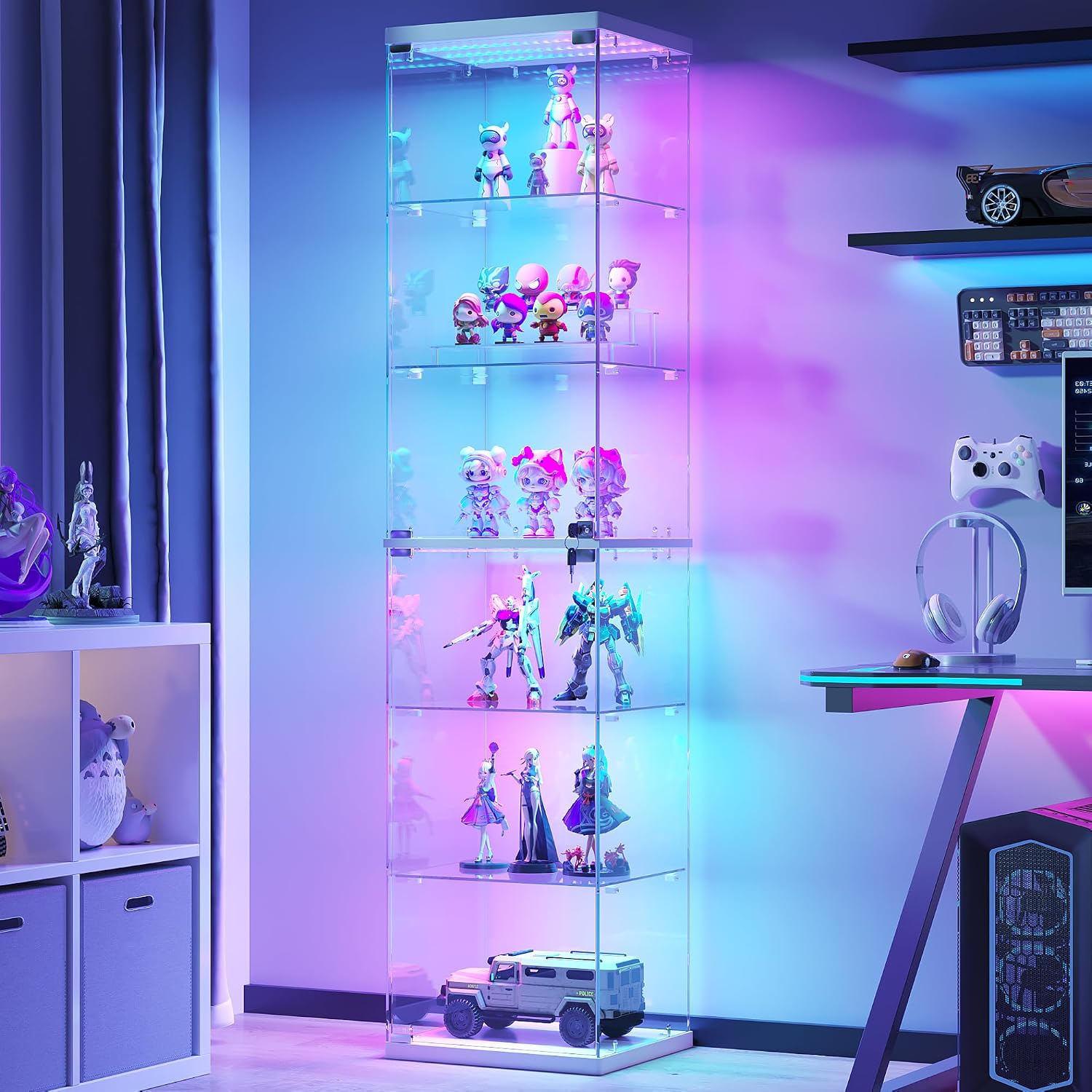 FREDEES Sideboard mit warmweißer LED-Beleuchtung im Flur